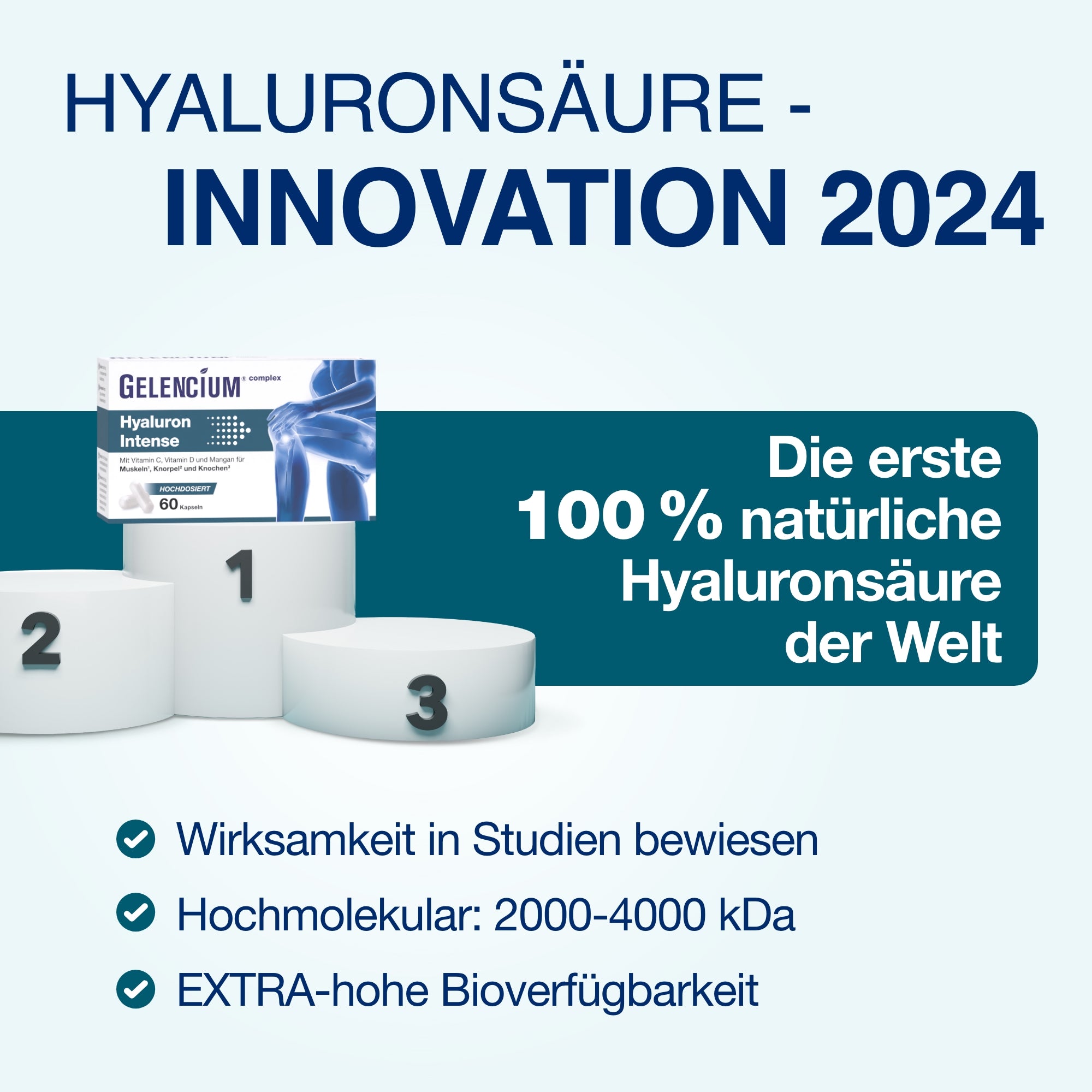 GELENCIUM Hyaluron Intense 4 Wochen Probierpaket – SPRITZE