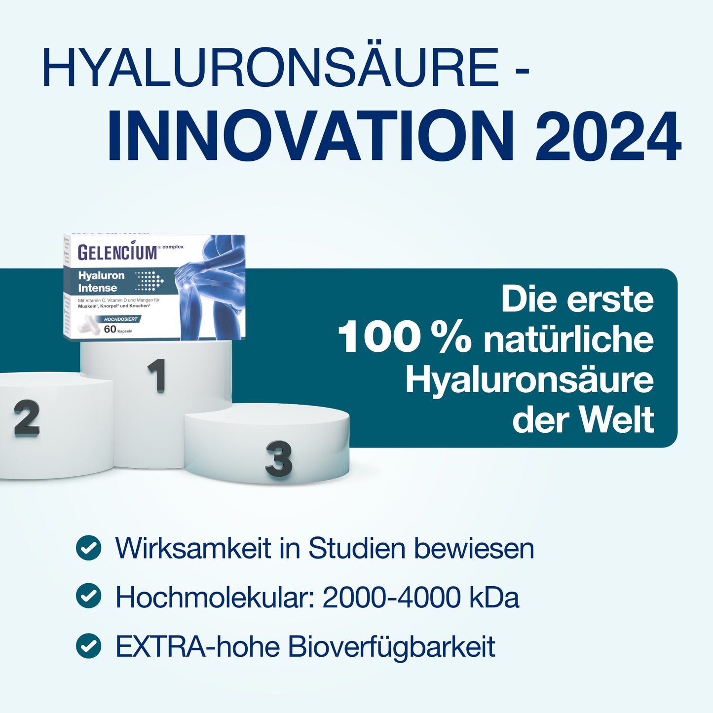GELENCIUM Hyaluron Intense 12 Wochen Intensivkur
