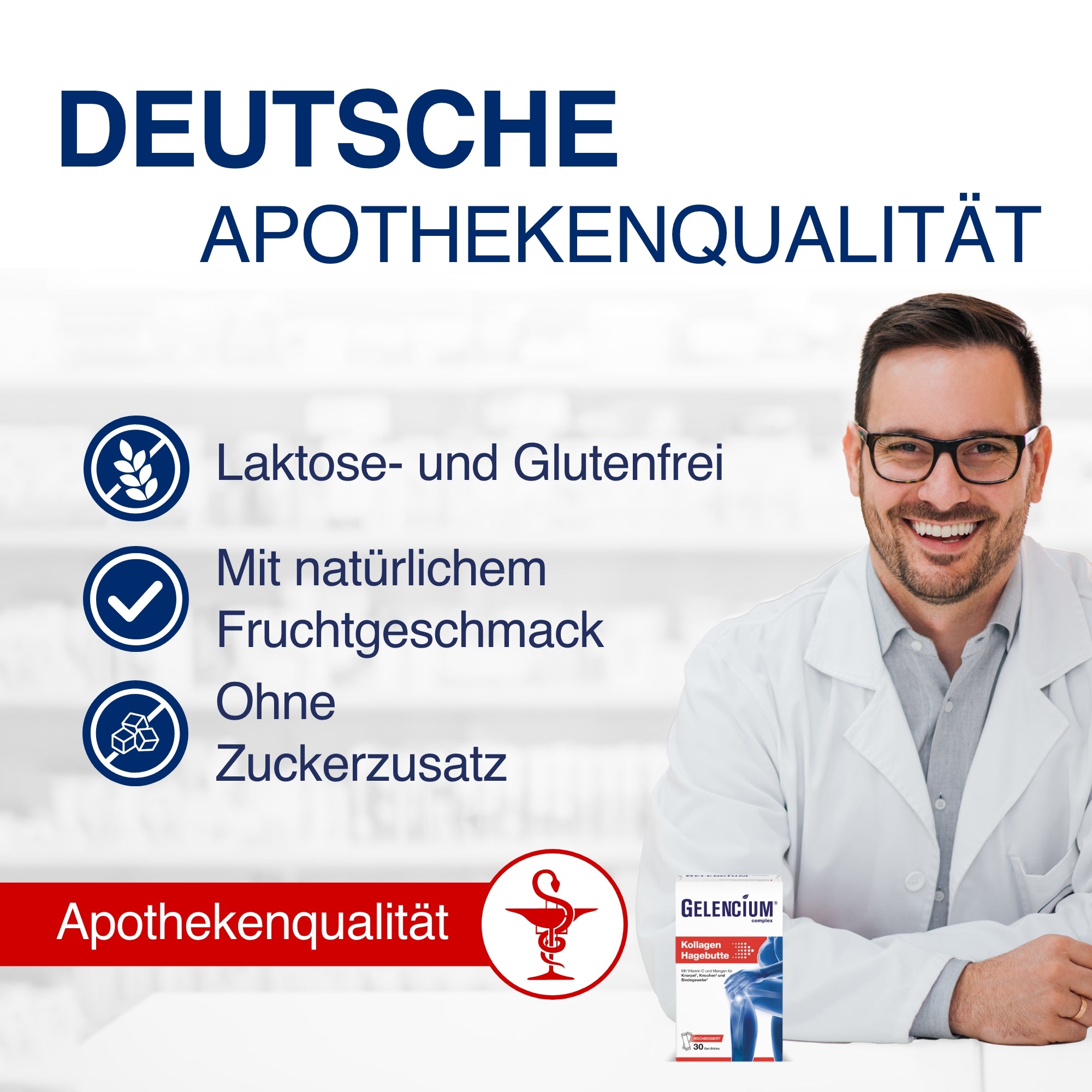 GELENCIUM® Kollagen Hagebutte 8 Wochen Kur