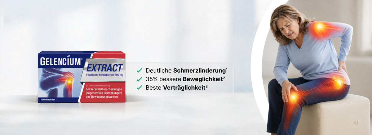 Die Nr. 1* bei Arthrose und Rückenschmerzen