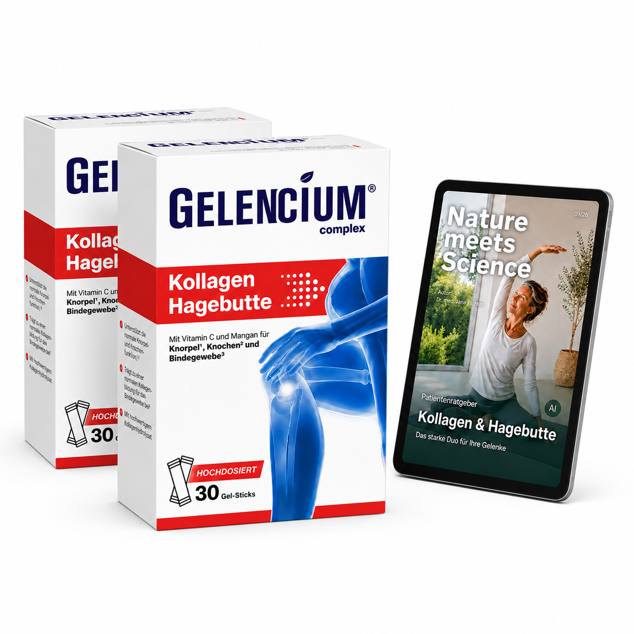 GELENCIUM® Kollagen Hagebutte 8 Wochen Kur